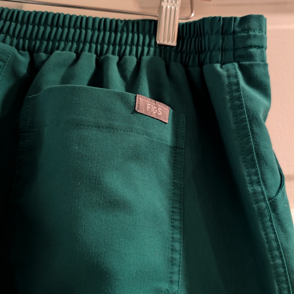Figs Teal Scrub Pants